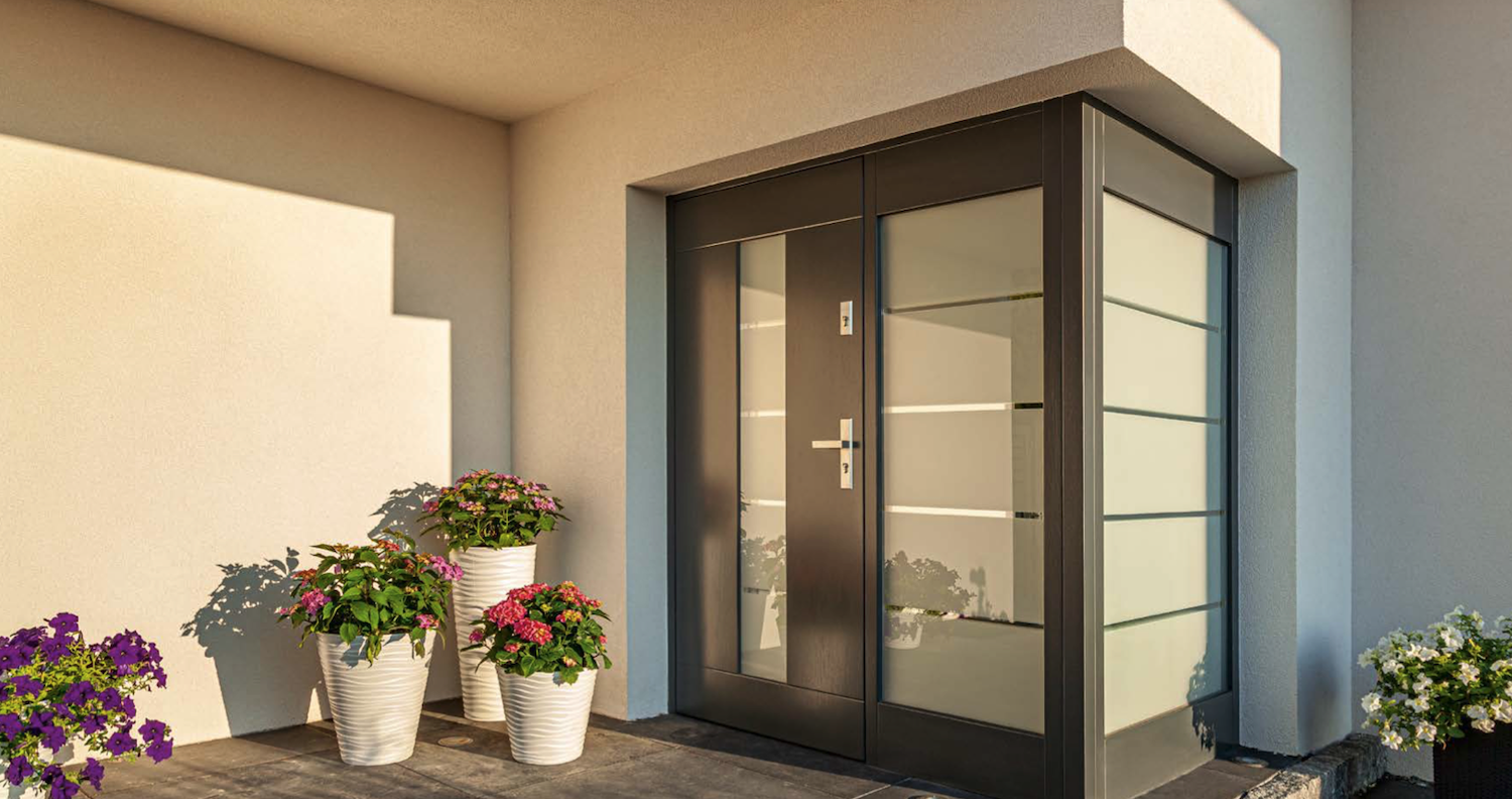 Drzwi zewnętrzne do domów